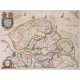 `t Meerderdeel van `t Oost-Vrye in Vlaenderen - Antique map