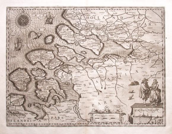 Zelandiae Comitatus - Old maps for sale