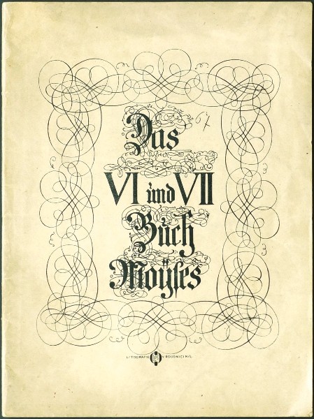 Das VI und VII Buch Moÿses