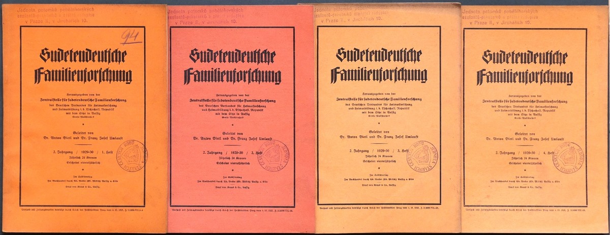 Sudetendeutsche Familienfoschung, 2. Jhg.