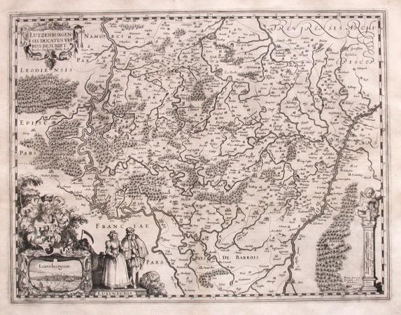 Lutzenburgensis Ducatus veriss. descript. - Old maps for sale