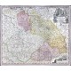 Mappa Geographica Regnum Bohemiae cum Adiuntis Ducatu Silesiae, et Marchionatib. Moraviae et Lusatiae repraesentans - Stará mapa
