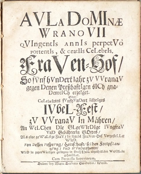 Aula Dominae Wranoviii