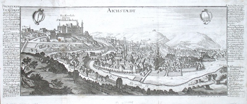 Aichstaedt - Alte Landkarte