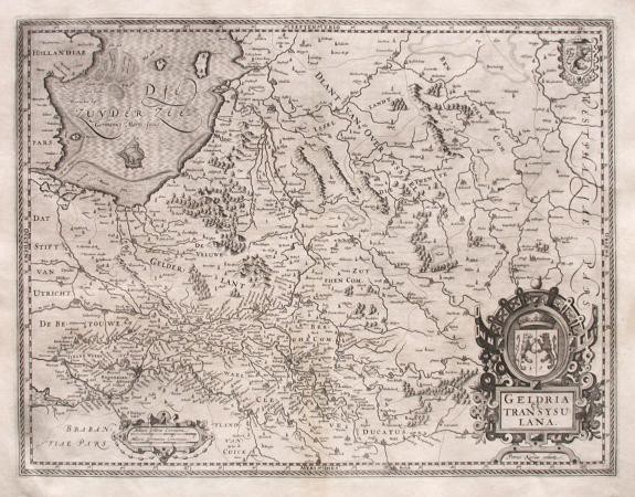 Geldria et Transysulana - Old maps for sale