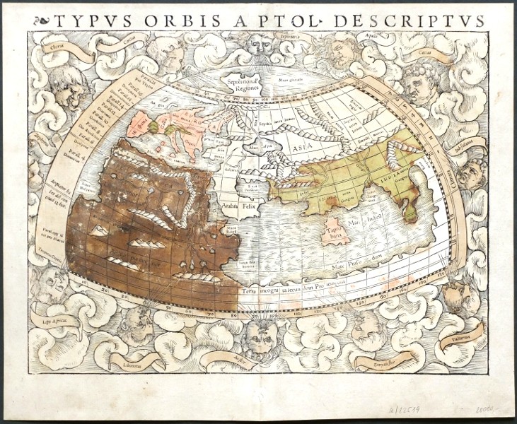 Typus Orbis a Ptol. Descriptus