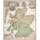 Magnae Britanniae Pars Septentrionalis qua Regnum Scotiae  accurata tabula - Stará mapa