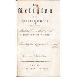 Die Religion der Vollkommnern