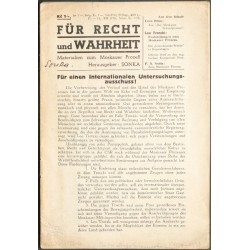 Für Recht und Wahrheit