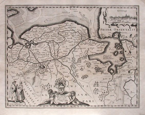 Groninga Dominium - Old maps for sale