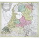 Septem Provinciae seu Belgium Foederatum quod generaliter Hollandia audit - Stará mapa