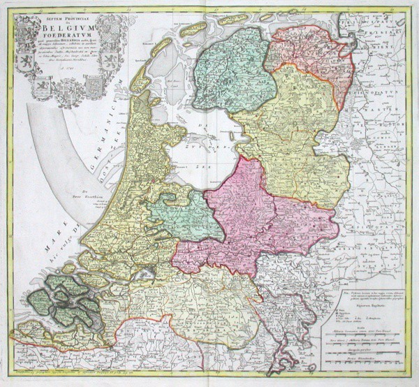 Septem Provinciae seu Belgium Foederatum quod generaliter Hollandia audit - Alte Landkarte