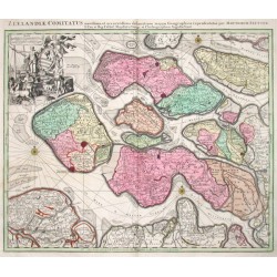 Zeelandia Comitatus novissima et accuratissima delineatione mappa Geographica
