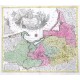 Borussiae Regnum complectens Circulos Sambiensem, Natangiensem et Hockerlandiae Nec non Borussia Polonica exhibens - Antique map