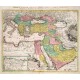 Imperium Turcicum Complectens Europae, Asiae et Africae, Arabiae que Regionis ac Provincias plurimas - Stará mapa