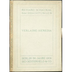 Verlaine-Heredia. Nachdichtungen