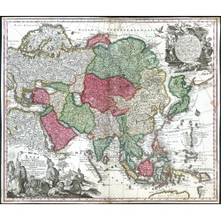 Asia cum omnibus Imperiis, Provinciis, Statibus et Insulis Iuxta Observationes  Correcta et Adornata