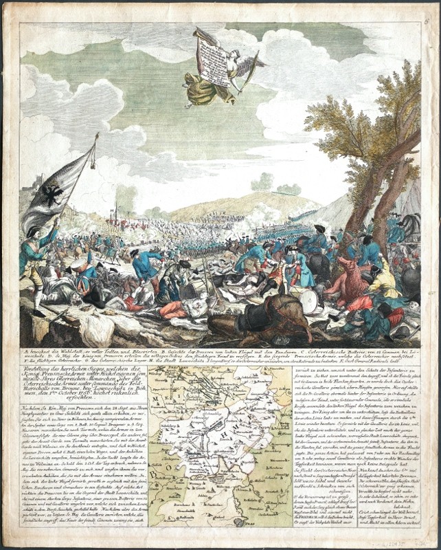 Vorstellung des herrlichen Sieges ... bey Lowoschütz in Böhmen, den 1ten October 1756
