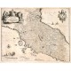 Stato della Chiesa, con la Toscana - Alte Landkarte