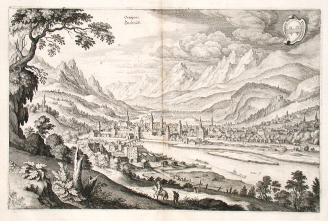 Oenipons - Insbruck - Merian - Staré mapy na prodej
