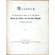 Denkbuch über die Anwesenheit Ihrer K. K. Majestäten Frans des Ersten und Caroline Auguste in Böhmen im Jahre 1833