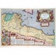 Africae propriae tabula - Antique map