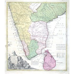 Peninsula Indiae  Malabar & Coromandel  Ceylon