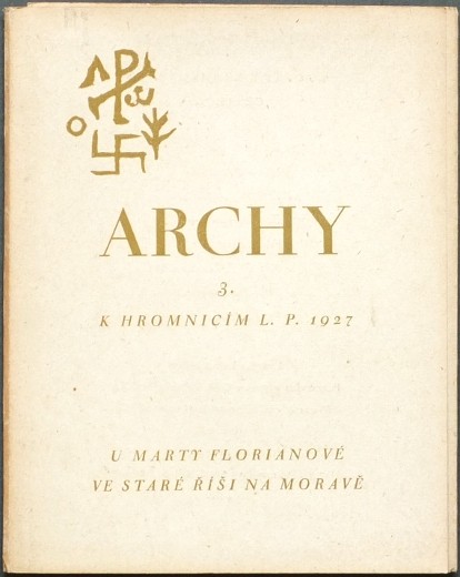 Archy 3. K Hromnicím L. P. 1927