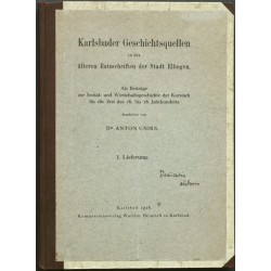 Karlsbader Geschichtsquellen