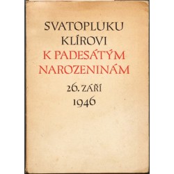 Svatopluku Klírovi k padesátým narozeninám