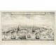 Hafnia metropolis et portus celeberrimus Daniae - Coppenhagen - Antique map