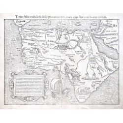 Totius Africae tabula & descriptio universalis, etiam ultra Ptolemaei limites extensa