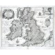 Magnae Britanniae et Hiberniae tabvlae. Die Britannischen Insulen - Antique map