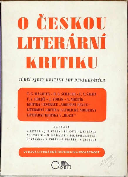 O českou literární kritiku