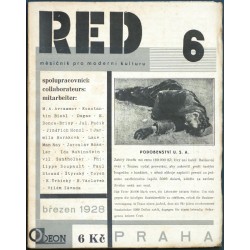 ReD 6. Revue Devětsil. Ročník 1. 1927-28. Čís. 6. Březen 1928