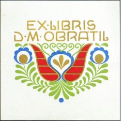 Ex Libris D. M. Obrátil