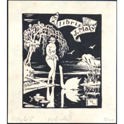 Ex libris J. Malý 1923