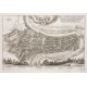 Berna - Bern die Hauptstatt in Nüchtland - Antique map