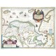 Groninga Dominium - Antique map