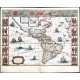 Americae nova Tabula - Antique map
