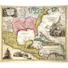 Regni Mexicani seu Novae Hispaniae, Floridae, Novae Angliae, Carolinae, Virginiae, et Pennsylvaniae  exhibita