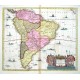 Americae pars meridionalis - Antique map