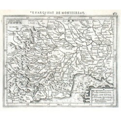 Pedemontana Regio, cum Genuensium territorio et Montisfferrati Marchionatu.