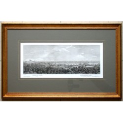 Pohled na Prahu s Petřína - Panorama von Prag vom Laurentiusberge aus gesehen