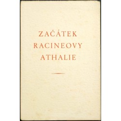 Začátek Racineovy Athalie