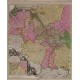 Theatrum Belli Rhenani - Antique map