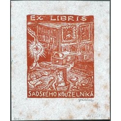 Ex libris sadského kouzelníka