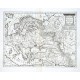 Route d'Amsterdam a Moscow et de la a Ispahan et Gamron - Stará mapa