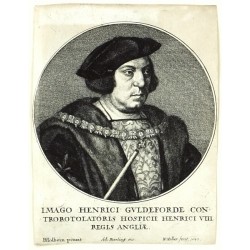 Imago Henrici Guldeforde Controrotolatoris Hospicii Henrici VIII Regis Angliae