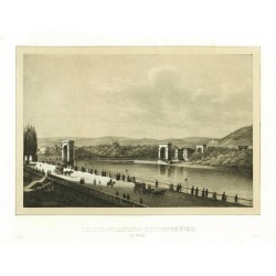 Kaiser-Franzens-Kettenbrücke in Prag